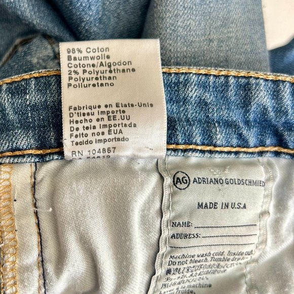 Ag ‘The Stilt’ Cigarette Distressed Medium Wash Jean - Picture 7 of 7